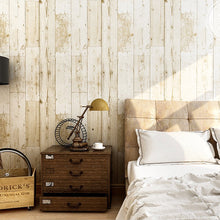 Load image into Gallery viewer, SWTROOM Peel &amp; Stick Wallpaper 3D Wood Waterproof Removable Vintage Wall Covering 17.7&quot; X 236&quot;
