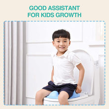 Load image into Gallery viewer, SWTROOM Potty Training Seat For Kids Boys Girls Toddlers Toilet Seat For Baby With Cushion Handle Backrest Toilet Trainer For Round And Oval Toilets
