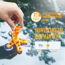 Load image into Gallery viewer, Meidong [Upgraded] Windshield Repair Kit – Premium Repair Resin Vehicle Windshield Crack Repair Tools for Fix Auto Glass Windshield Crack Chip Scratch Nicks Half-Moon Bulls-Eye Star-Shaped
