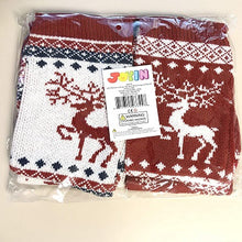 Load image into Gallery viewer, 4 Pieces 18&quot; Knit Christmas Stockings Reindeer Christmas Tree Snowflakes Knitted Stocking Christmas Ornaments Hanging Rustic Stocking Decorations Tree for Holiday Tree Decor
