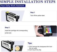 Load image into Gallery viewer, MOOHO Remanufactured Ink Cartridge Replacement for 288 288XL T288 T288XL High Yield to use with XP-440 XP-446 XP-340 XP-330 XP-430 XP-434 XP-240 Printers (2 Black, 1 Cyan, 1 Magenta, 1 Yellow, 5 Pack)
