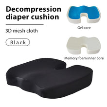 Load image into Gallery viewer, Premium Comfort Seat Cushion - Non-Slip Memory Foam Coccyx Pad for Back, Tailbone &amp; Sciatica Pain Relief- Posture Corrector for Office Chair, Gaming Chair, Car Seat and Wheelchair
