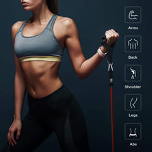 Load image into Gallery viewer, Resistance Bands Set (11pcs), Exercise Bands with Door Anchor, Handles, Waterproof Carry Bag, Legs Ankle Straps for Resistance Training, Physical Therapy, Home Workouts
