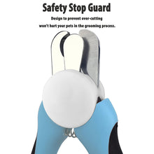 Load image into Gallery viewer, Dog &amp; Cat Pets Nail Clippers and Trimmers - with Safety Guard to Avoid Over Cutting, Free Nail File, Razor Sharp Blade - Professional Grooming Tool for Pets
