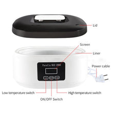 Load image into Gallery viewer, COSMONIC Paraffin Wax Machine Touchscreen 3.4L for hand and feet， Paraffin Bath Quick Heating，Moisturizing Paraffin Spa Wax Bath Kit，Large Capacity at Home for Smooth and Soft Skin
