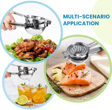 Load image into Gallery viewer, Lemon Squeezer Stainless Steel 304 Hand Press Juicer Manual Citrus for Juicing Lemon ＆ Limes, Vegetables
