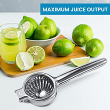 Load image into Gallery viewer, Lemon Squeezer Stainless Steel 304 Hand Press Juicer Manual Citrus for Juicing Lemon ＆ Limes, Vegetables
