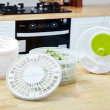 Load image into Gallery viewer, Swtroom Salad Spinner Vegetable Dryer, 3.4 Quart Fruit Veggie Bowl Lockable Colander Basket and Lid with Drawcord Switch
