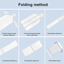 Load image into Gallery viewer, EVA Rain Poncho for Adults, 2 Pack Reusable Raincoat with Hoods and Sleeves Lightweight Rain, White
