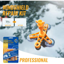 Load image into Gallery viewer, Meidong [Upgraded] Windshield Repair Kit – Premium Repair Resin Vehicle Windshield Crack Repair Tools for Fix Auto Glass Windshield Crack Chip Scratch Nicks Half-Moon Bulls-Eye Star-Shaped
