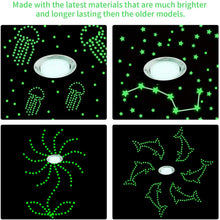 Load image into Gallery viewer, Meidong 361pcs Glow in The Dark Wall Stickers, Bright and Realistic Stars,Moon and Dots , Shining Decoration for children, Beautiful Wall Decals,DIY Decals for Kids Bedroom Room Ceiling (Green)
