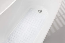 Load image into Gallery viewer, Bath Tub Mat, 39 x 16 Inches Non-Slip Shower Mats with Suction Cups and Drain Holes, Bathtub Mats Bathroom Mats Machine Washable, Clear
