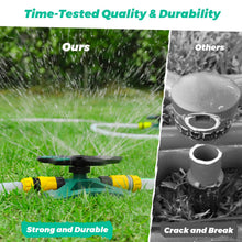 Load image into Gallery viewer, Mighty Rock Sprinklers for Yard, 5-In-1 Lawn Sprinkler with 360-Degree Rotation, Large Coverage Area, 5 Arms, 20 Nozzles, Household Automatic Irrigation System for Plants, Backyard and Garden
