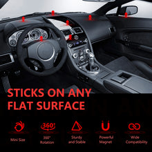 Load image into Gallery viewer, Magnetic Phone Holder Mount for Car - FITFORT Universal 360° Rotation Car Dashboard Stand with Super Strong Magnet for iPhone X/8/8Plus/7/7Plus, S9 / S9+ Plus / S8 / S8+ Plus / S7 / S6, GPS, Mini Tablet and More
