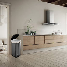 Load image into Gallery viewer, Trash Bags, Meidong Garbage Bag 13 Gallon Large Kitchen Drawstring Strong Bag, 5 Rolls/115 Pcs, White
