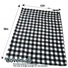 Load image into Gallery viewer, Car Blanket, 12V Car Truck Heated Blanket Electric Travel Heating Seat Blanket Throw Automotive Vehicle Road Travel Trip RV, Great for Cold Weather, Tailgating, and Emergency Kits
