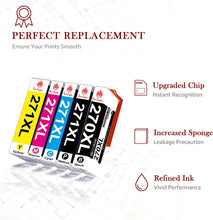 Load image into Gallery viewer, Compatible Ink Cartridge Replacement for Canon 270XL 271XL CLI271 PGI270 PGI270XL 271C C271 CLI271XL Pimax TS6020 MG6821 MG5720 MG6820 TS5020 MG5722 MG5721 MG6822 Printer (20 Pack)
