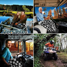 Load image into Gallery viewer, Car Blanket, 12V Car Truck Heated Blanket Electric Travel Heating Seat Blanket Throw Automotive Vehicle Road Travel Trip RV, Great for Cold Weather, Tailgating, and Emergency Kits
