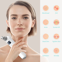 Load image into Gallery viewer, Blackhead Remover Pore Vacuum, 2021 Upgraded Blackhead Remover Vacuum Pore Cleaner Electric Black Head Suctioner Acne Extractor Kit with LED Display, 5 Suction Levels and 5 Probes
