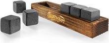 Load image into Gallery viewer, Beverage Chilling Stones Whiskey Stones Set of 9 White Granite Chilling Stones Gift Dad Father Husband Bro
