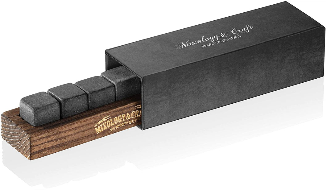 Beverage Chilling Stones Whiskey Stones Set of 9 White Granite Chilling Stones Gift Dad Father Husband Bro