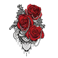 Load image into Gallery viewer, COSMONIC 12 Sheets Flowers Temporary Tattoos Stickers Multi-Colored Mixed Style Body Art Lasting Fake Tattoos Sexy Flowers Collection Waterproof for Women Girls Kids
