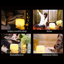 Load image into Gallery viewer, COSMONIC Essential Oil Diffuser, 500ml l Diffusers for Essential Oils with Remote Control, Aromatherapy Diffuser Ultrasonic Humidifier with 7 Color LED Lights &amp; Waterless Auto-Off
