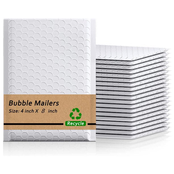 Bubble Mailer- 4 x 8 25pc