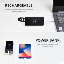 Load image into Gallery viewer, COSMONIC USB Rechargeable Bike Light, Super Bright Bike Headlight Waterproof , 200/400 Lumen Bright Front Lights，Easy to Mount Fits for Men Women Kids Road Mountain Cycling
