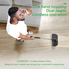 Load image into Gallery viewer, Electric Mop COSMONIC Cordless Electric Spin Mop Automatic Rotary Polisher Cleaning for Hard Wood Tile Vinyl Marble Laminate Floor
