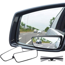 Load image into Gallery viewer, 1.4&quot;*3.35&quot; Blind Spot Mirror Oval Convex Stick-On Rear View and REAL Glass Mirrors- Rust Resistant, for Motorcycle, ATV, Boat, Car, SUV - WIDE ANGLE No More Blindspots(2 Pack)
