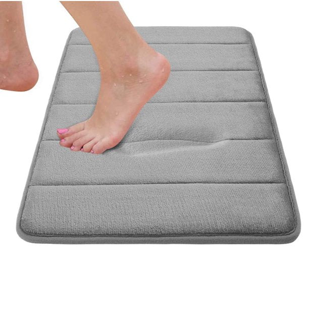 Memory Foam Bath Mat - Soft & Absorbent Bathroom Rugs Non Slip Large Bath Rug Runner for Kitchen Bathroom Floors 16