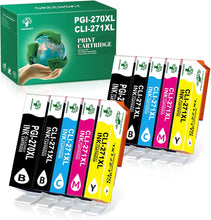 Load image into Gallery viewer, GREENSKY Compatible Ink Cartridge Replacement for Canon 270XL 271XL to use with PIXMA MG7720 MG6820 MG5720 TS9020 TS6020 MG6821 MG5722 Printer (2 PGBlack,2 Black,2 Cyan,2 Magenta,2 Yellow-10 Pack)
