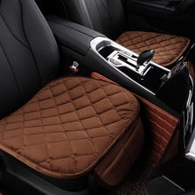 Load image into Gallery viewer, 3 PCS Car Seat Cover Pad Mat Cushion Universal Fit Breathable Blanket Nonslip Auto Truck Office Plush Rhombus -Coffee
