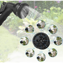 Load image into Gallery viewer, Meidong 50 Foot Expandable Garden Hose, Upgraded Leakproof Lightweight No-Kink Water Hose, Flexible Water Hose with Triple Layered Latex Core, Bag and Holder
