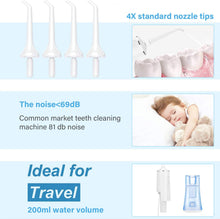 Load image into Gallery viewer, COSMONIC Water Flosser , Water Pick Teeth Cleaner Professional Cordless Dental Oral Irrigator Braces &amp; Bridges Care– 3 Modes Portable and USB Rechargeable IPX6 Waterproof Modes for Home and Travel

