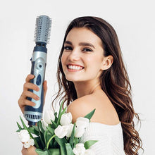 Load image into Gallery viewer, Hair Dryer Brush,Hot Air Brush, Diffuser Heater Comb 7 in 1 Air Brush Set Hair Straightener Curler Perm Easy Use Practical Hair Styling Tools
