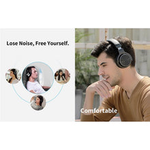 Load image into Gallery viewer, Bluetooth Active Noise Canceling Headphones Over-Ear Headphones, Black, E7 Pro, 35Hrs Wireless Headphones Over Ear with Quick Charge, for Travel Work TV PC Phone

