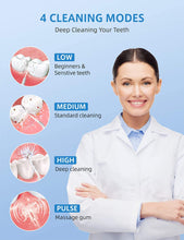 Load image into Gallery viewer, COSMONIC Water Flosser , Water Pick Teeth Cleaner Professional Cordless Dental Oral Irrigator Braces &amp; Bridges Care– 3 Modes Portable and USB Rechargeable IPX6 Waterproof Modes for Home and Travel
