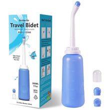 Load image into Gallery viewer, Meidong Portable Travel Bidet Peri Bottle for Postpartum Care Handheld Personal Bidet Sprayer 500ML Eva Bottle Water Capacity Cleaner for Personal Hygiene Cleaning Baby Bidet Hemmeroid Treatments
