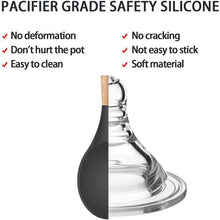 Load image into Gallery viewer, Silicone Cooking Utensils Set - Kitchen Utensil Set with Holder, Non-stick 464°F Heat Resistant BPA Free Wooden Handle Cooking utensil set 5pcs
