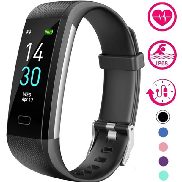 Meidong Fitness Tracker HR, Pedometer, Sleep Monitor, Vibrating Alarm, smart reminder, remote control selfie, health monitoring, exercise tracking, sleep analysis