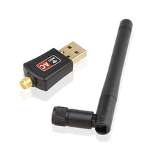 Load image into Gallery viewer, AC600 USB WiFi Adapter for PC - Wireless Network Adapter for Desktop with 2.4GHz, 5.8GHz High Gain Dual Band 2dBi Antenna（Detachable）, Supports Win10/Win8/Win7/XP, Linux, Vista, Mac
