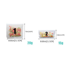 Load image into Gallery viewer, Reusable Food Storage Bags, 10 Pack Reusable Gallon Freezer Bags, Extra Thick Leakproof Silicone and Plastic Free for Travel Items and Home Organization (6 Sandwich Bags+4 Kids Snack Bags)
