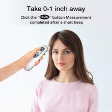 Load image into Gallery viewer, Baby Thermometer, Forehead and Ear Thermometer with Fever Alarm and Memory Function, Ideal for Babies, Adults, Indoor, and Outdoor Use
