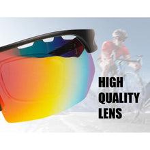 Load image into Gallery viewer, Polarized Sports Sunglasses Mens Womens Cycling Glasses, Baseball Running Fishing Golf Driving Sunglasses Red
